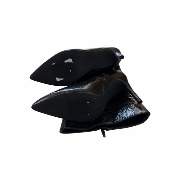 MIA Tall Boots Size 7.5 Side Zip Stiletto Pointed Toe in Black NEW - Picture 7 of 7